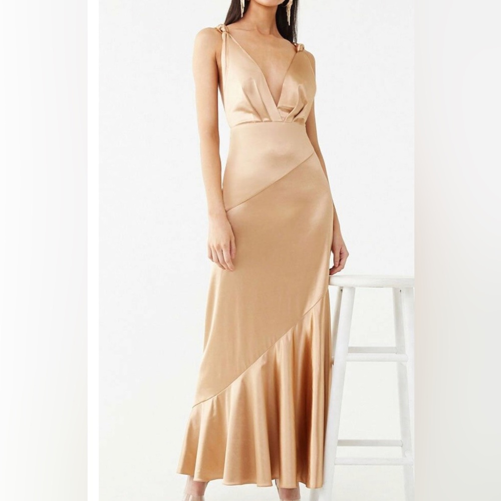 Asymmetric Homecoming Satin Dress